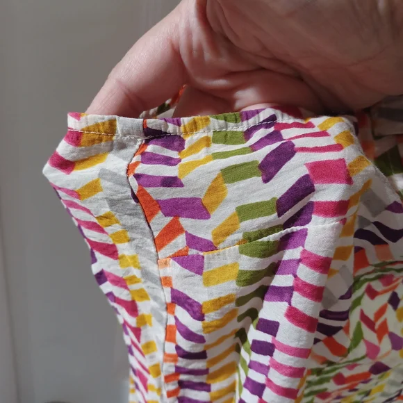 G.H. Bass & Co. Colorful Chevron Blouse - Picture 6 of 7